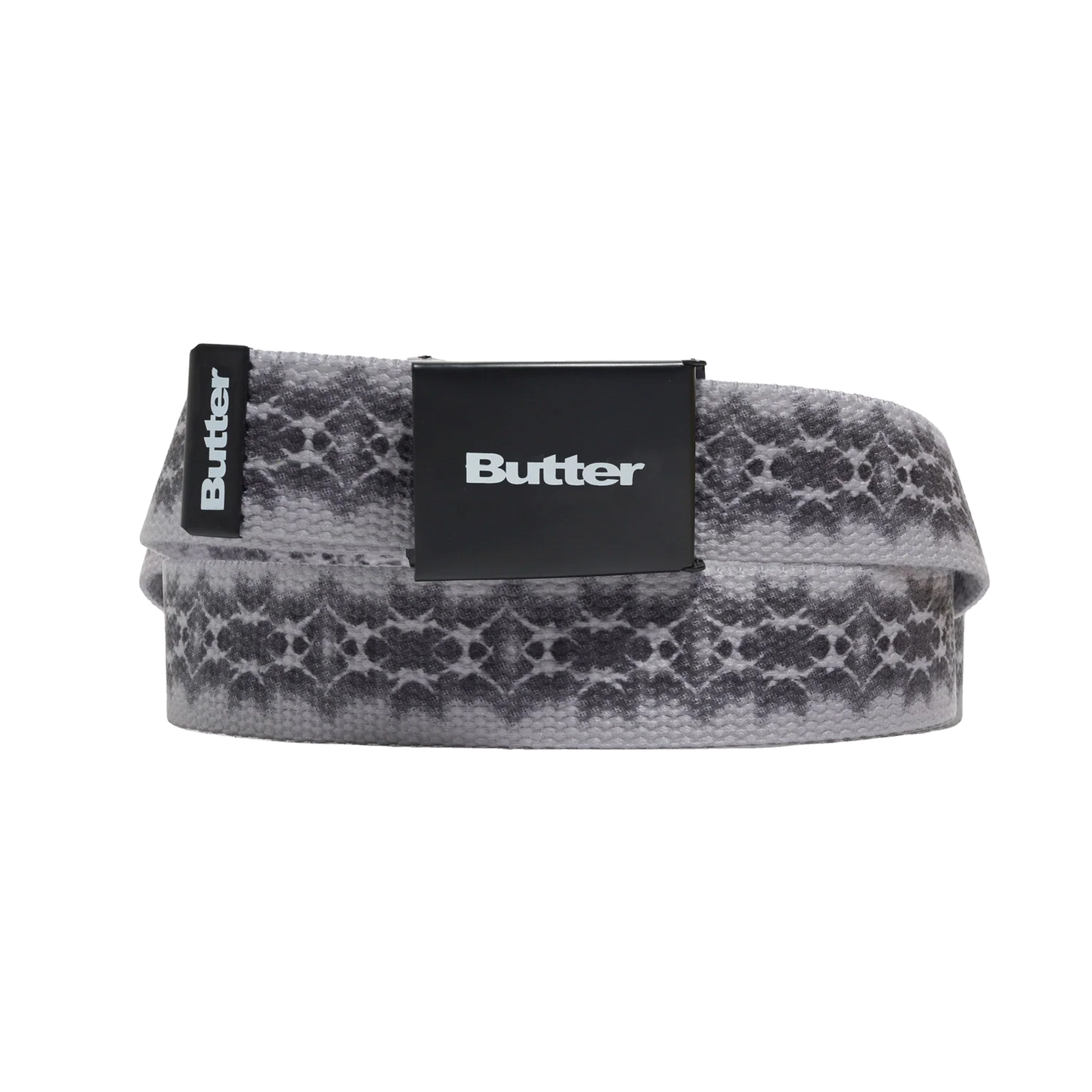 Butter - Logo Woven Grey Belt