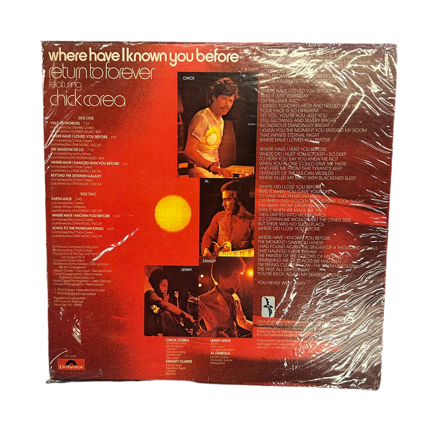 Return to Forever - Where have i known you before