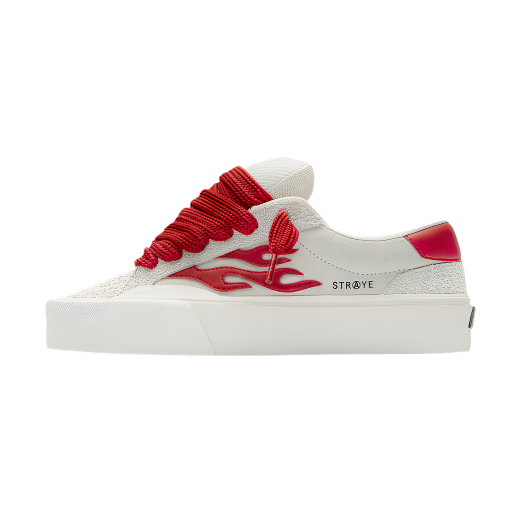 Straye - Logan Puff White/Red