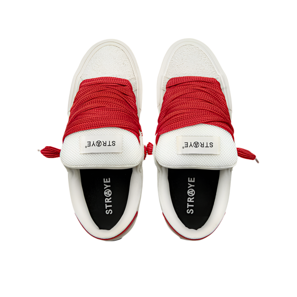 Straye - Logan Puff White/Red