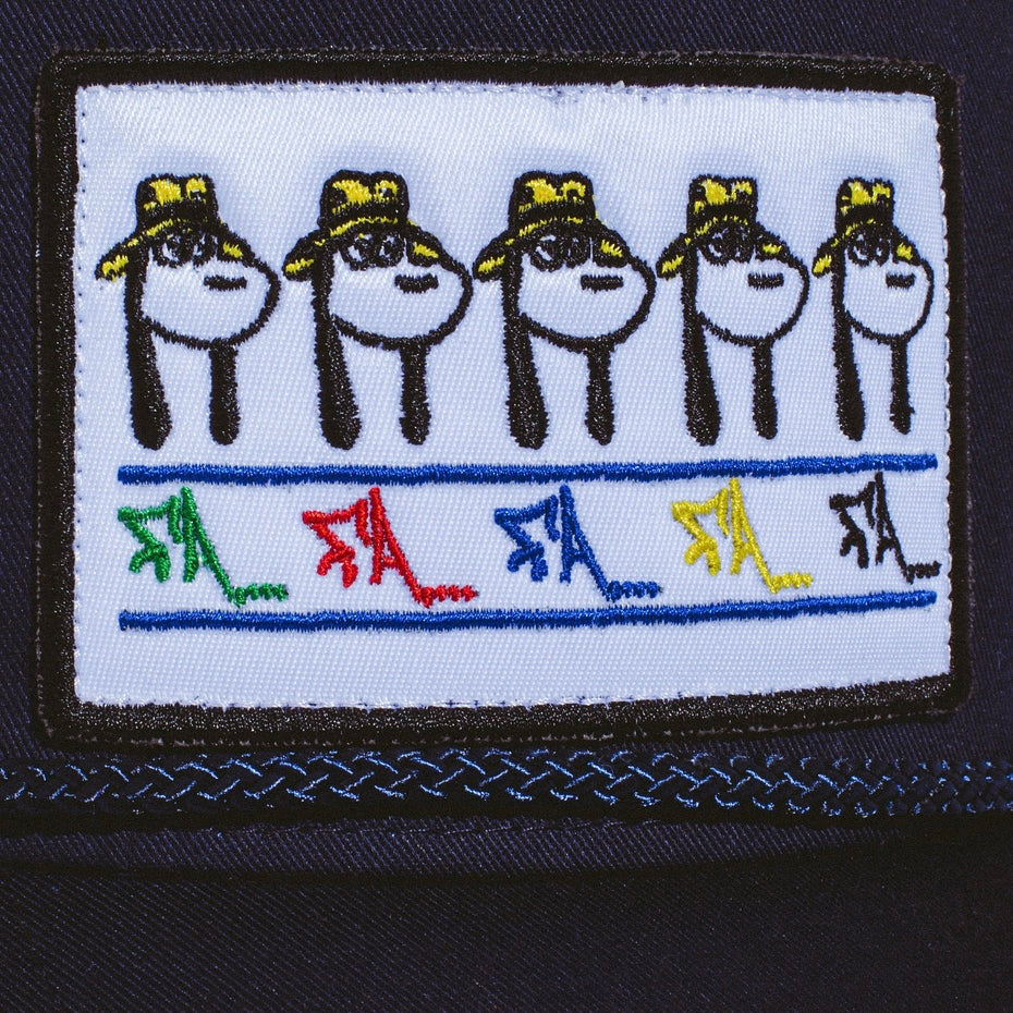 Fucking Awesome - Spike Repeat Embroidered Mesh Hat