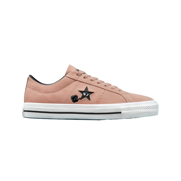Converse - One Star Pro Clay Pink Suede Shoes
