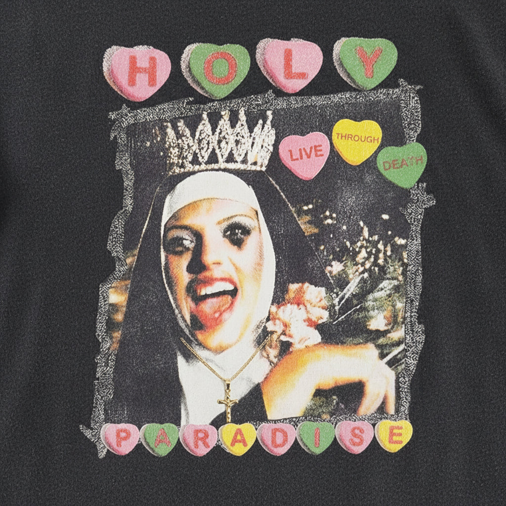Paradise - Through Death Vintage Black Tee