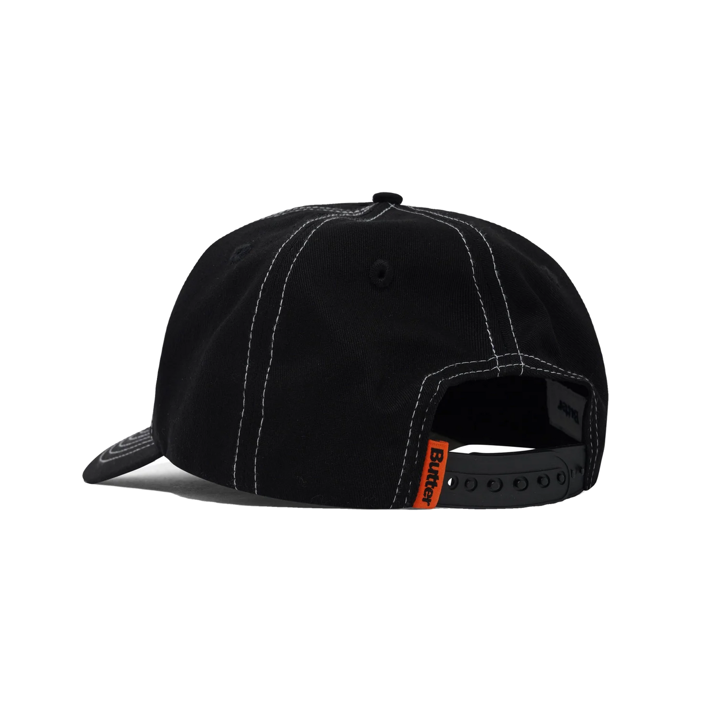 Butter - Nail 5 Panel Black Cap