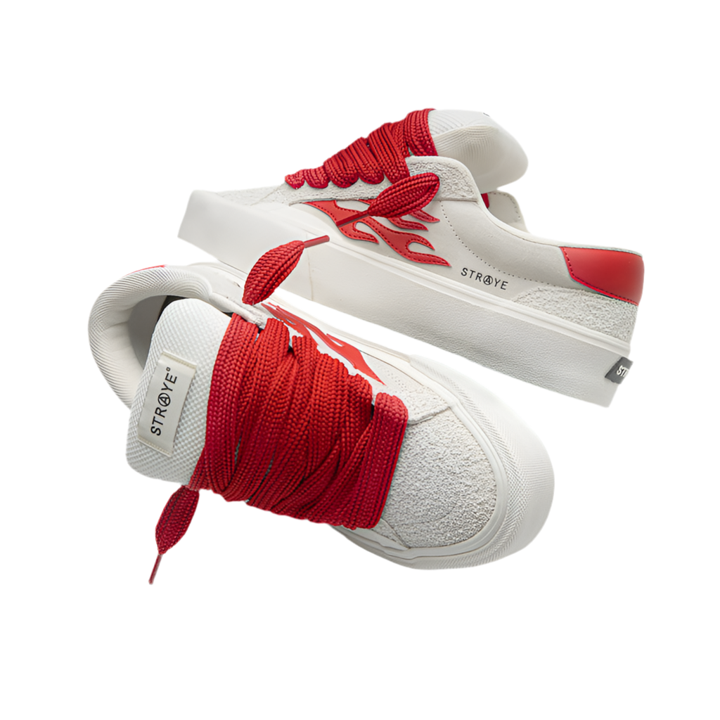 Straye - Logan Puff White/Red