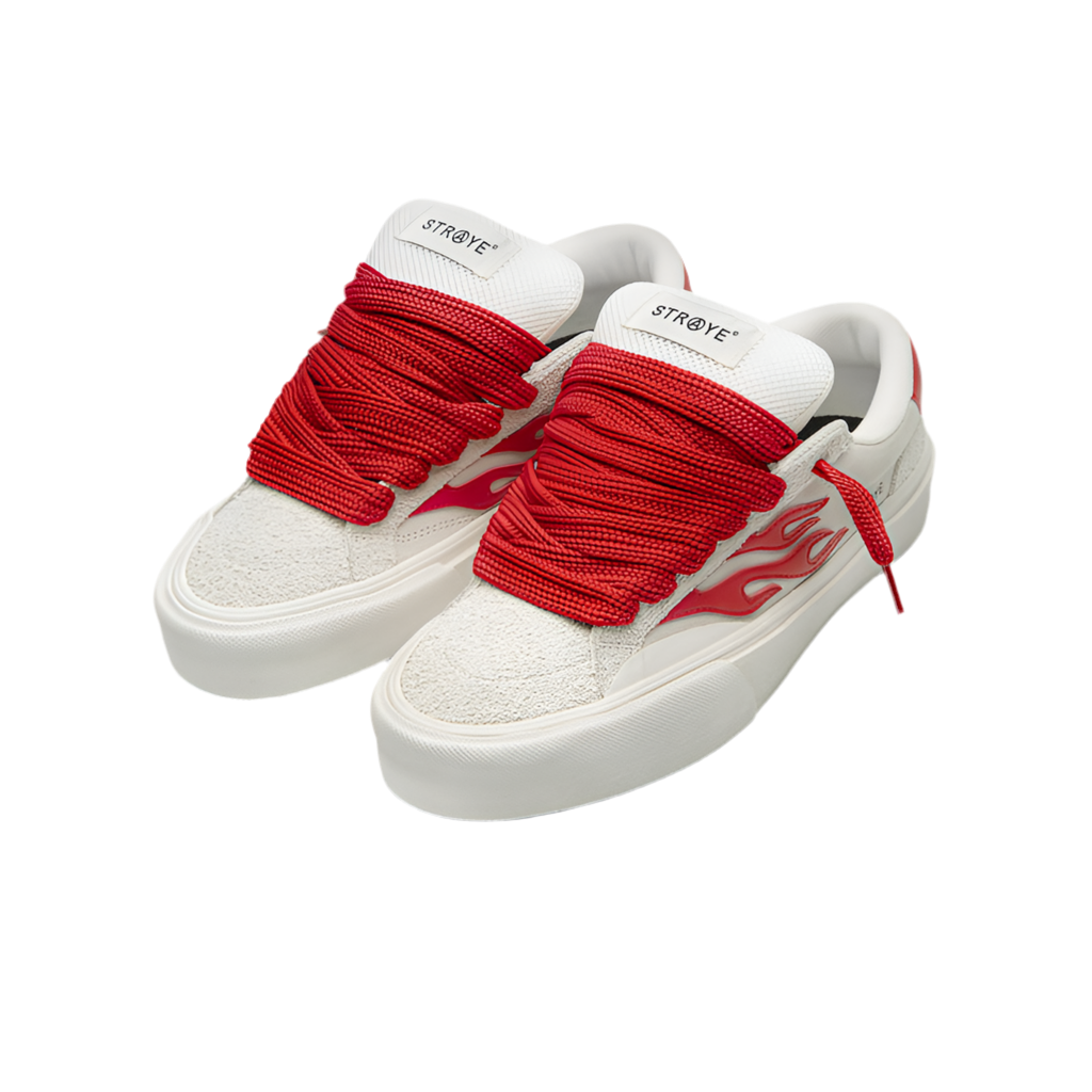 Straye - Logan Puff White/Red