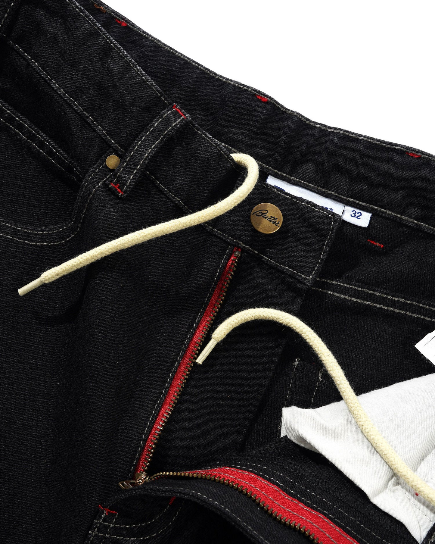 Butter - Dragon Denim Washed Black Shorts