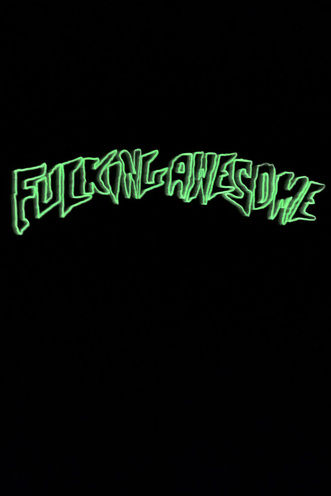 Fucking Awesome - Fineline Glow in the Dark Stamp Logo LS