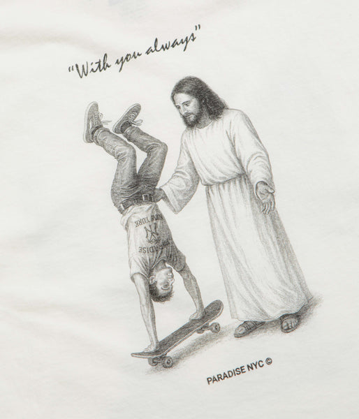 Paradise - With You Always Off White Tee