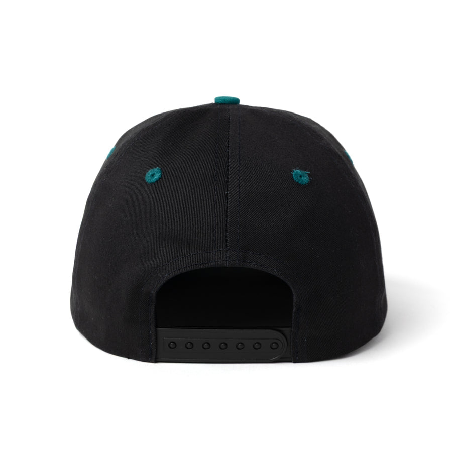 Quartersnacks - Journalist Cap Black/Green