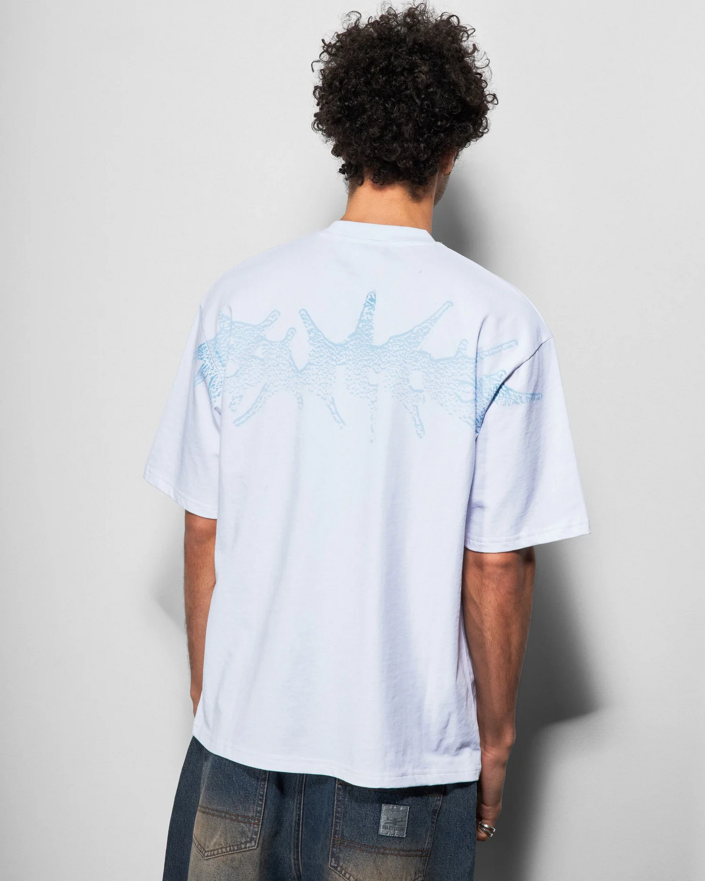 Butter - Nail Shoulder Print White Tee