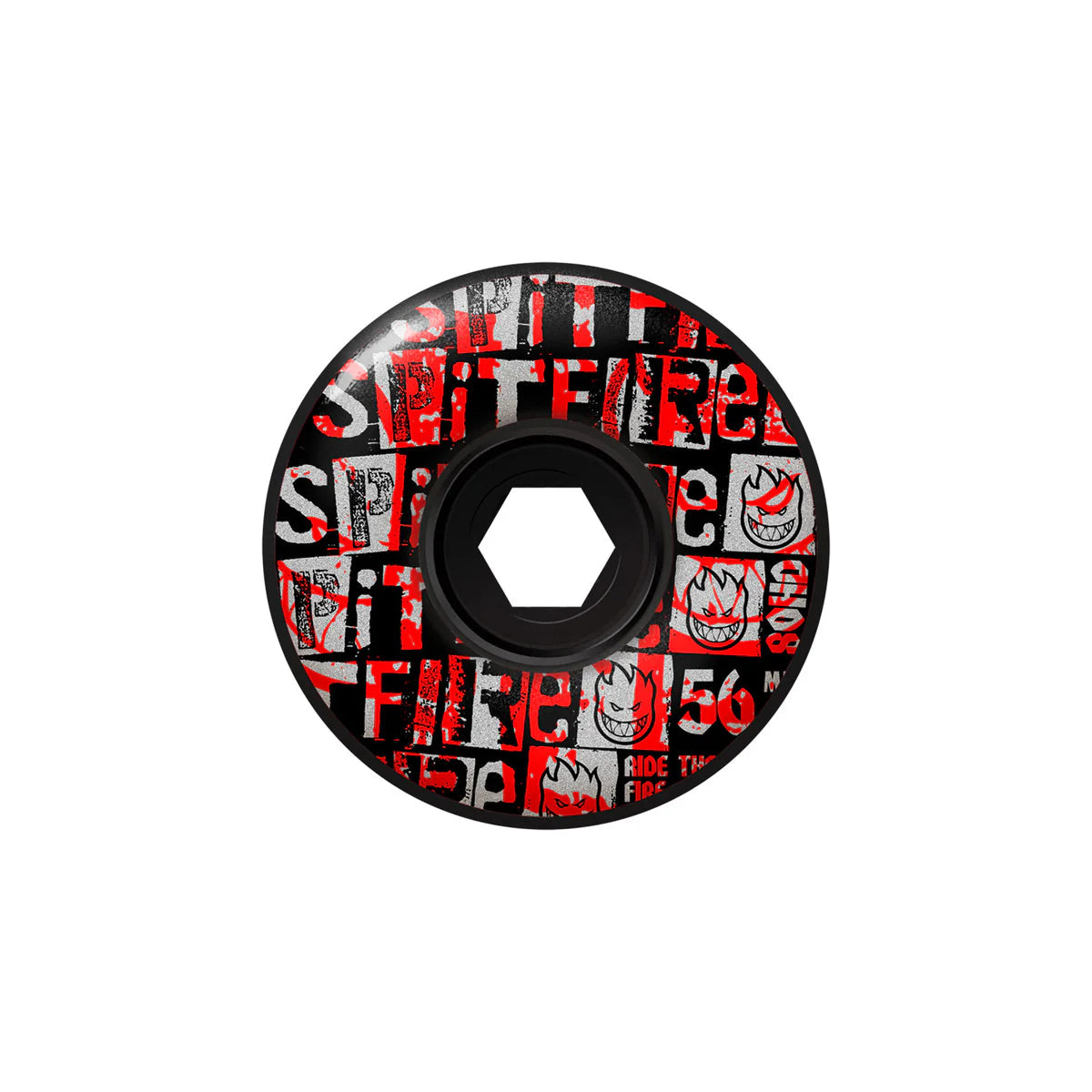 Spitfire Wheels - 80HD Ransom Radial Full Black 56mm