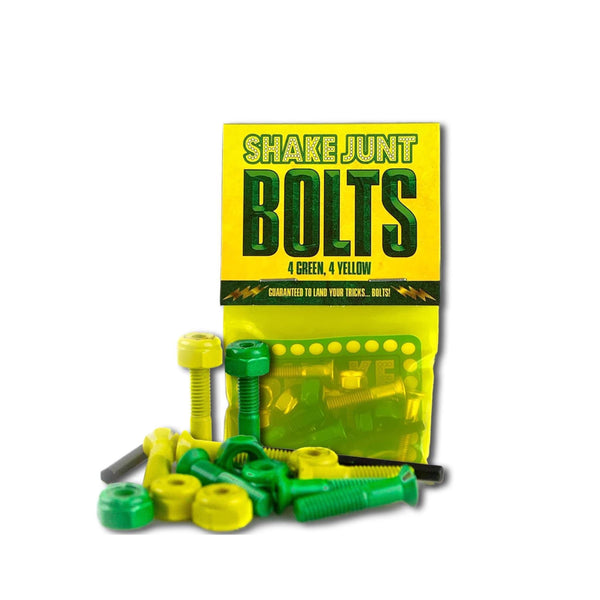 Shake Junt - All Green Yellow Bolts 1” Allen