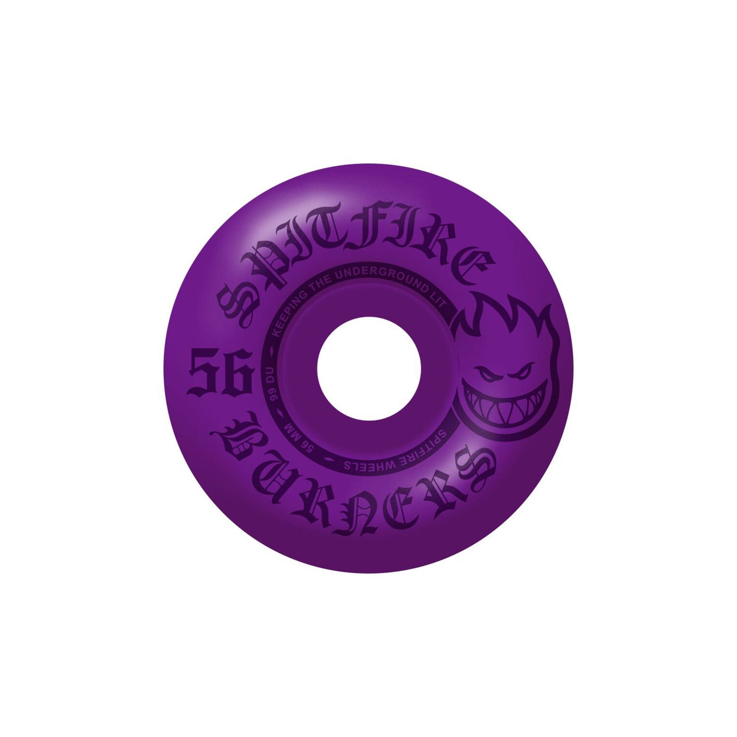Spitfire Wheels 99DU Burner Purple 56mm