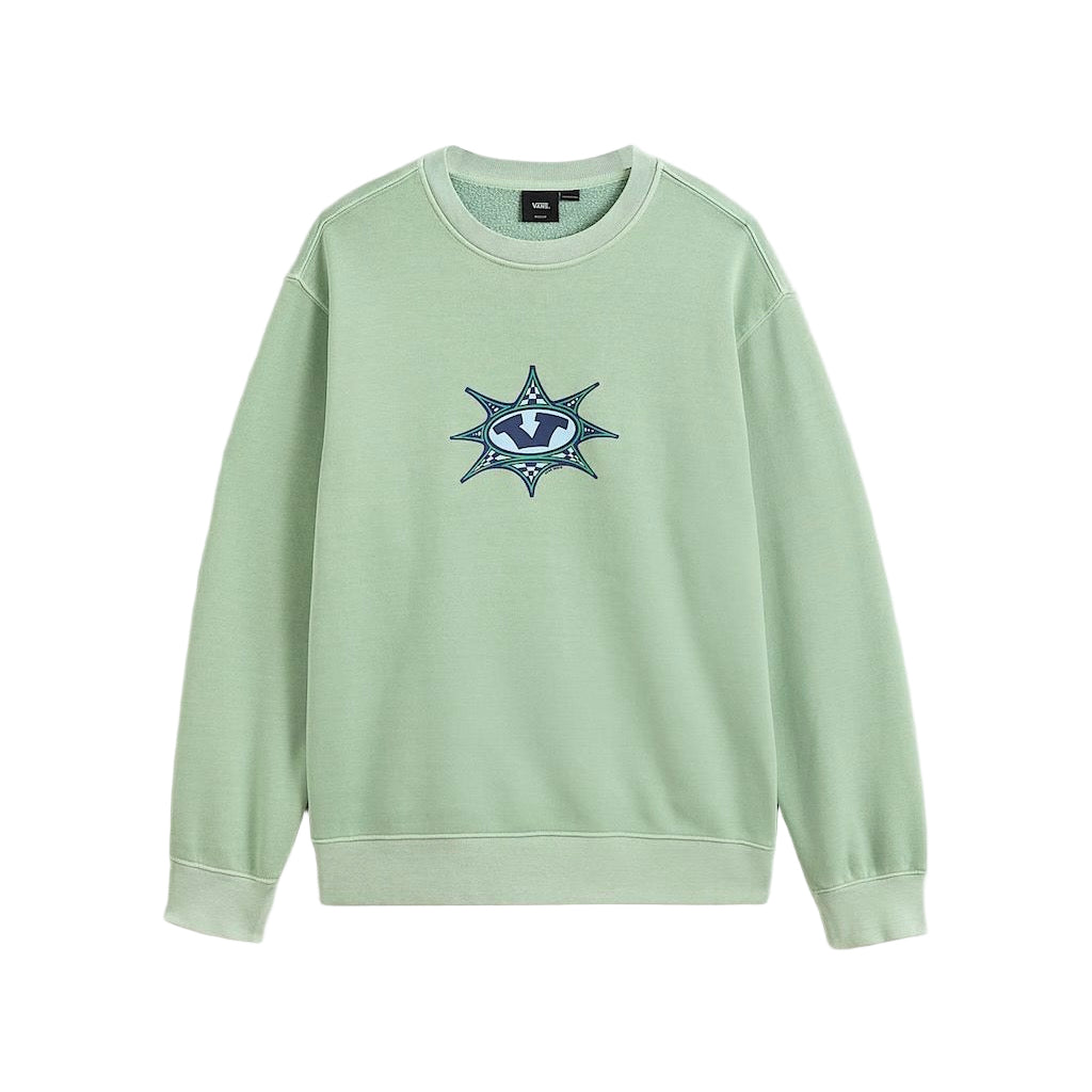 Vans - Star Checker Gray Olive Crewneck