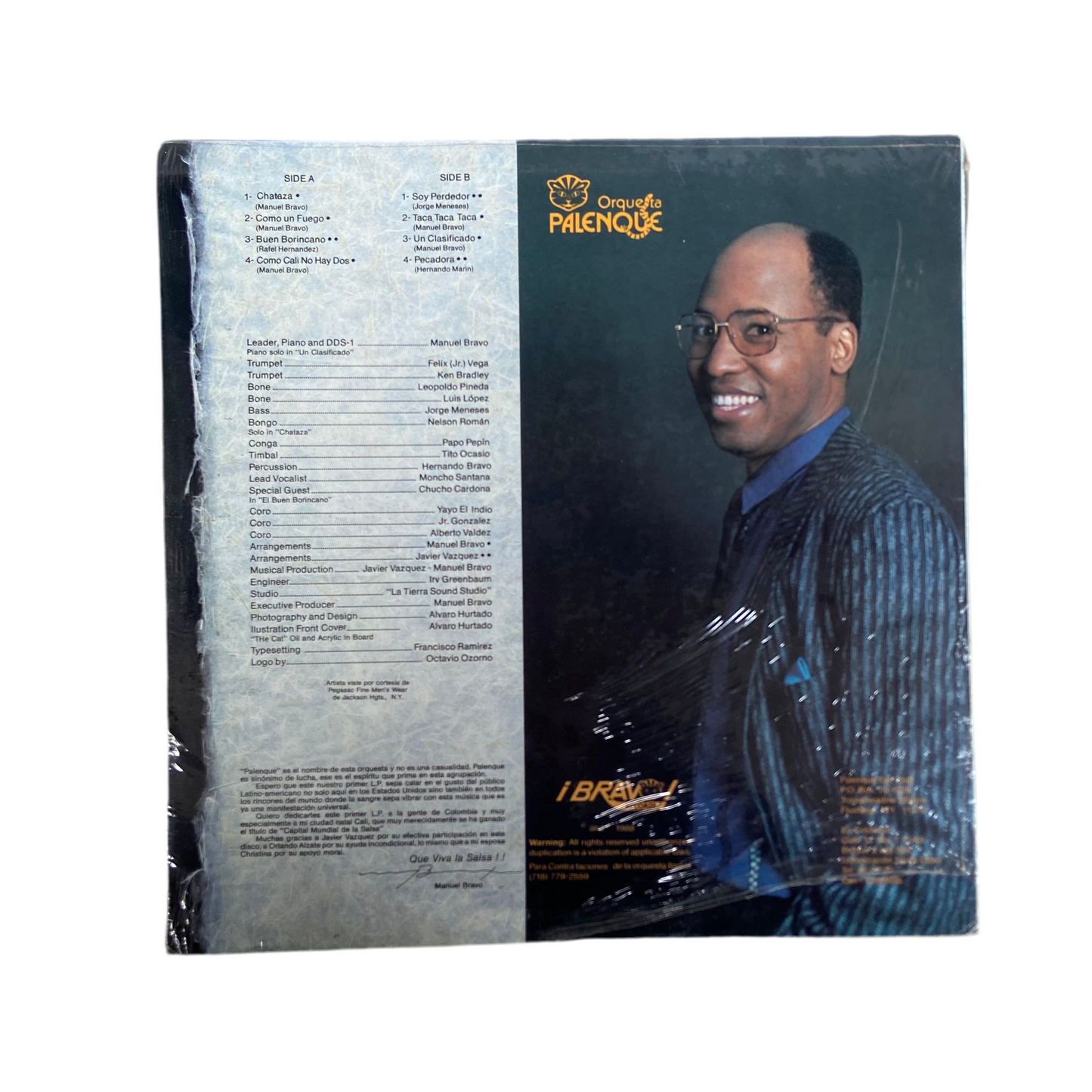 Manuel Bravo y Su Orquesta Palenque - Salsa Felina