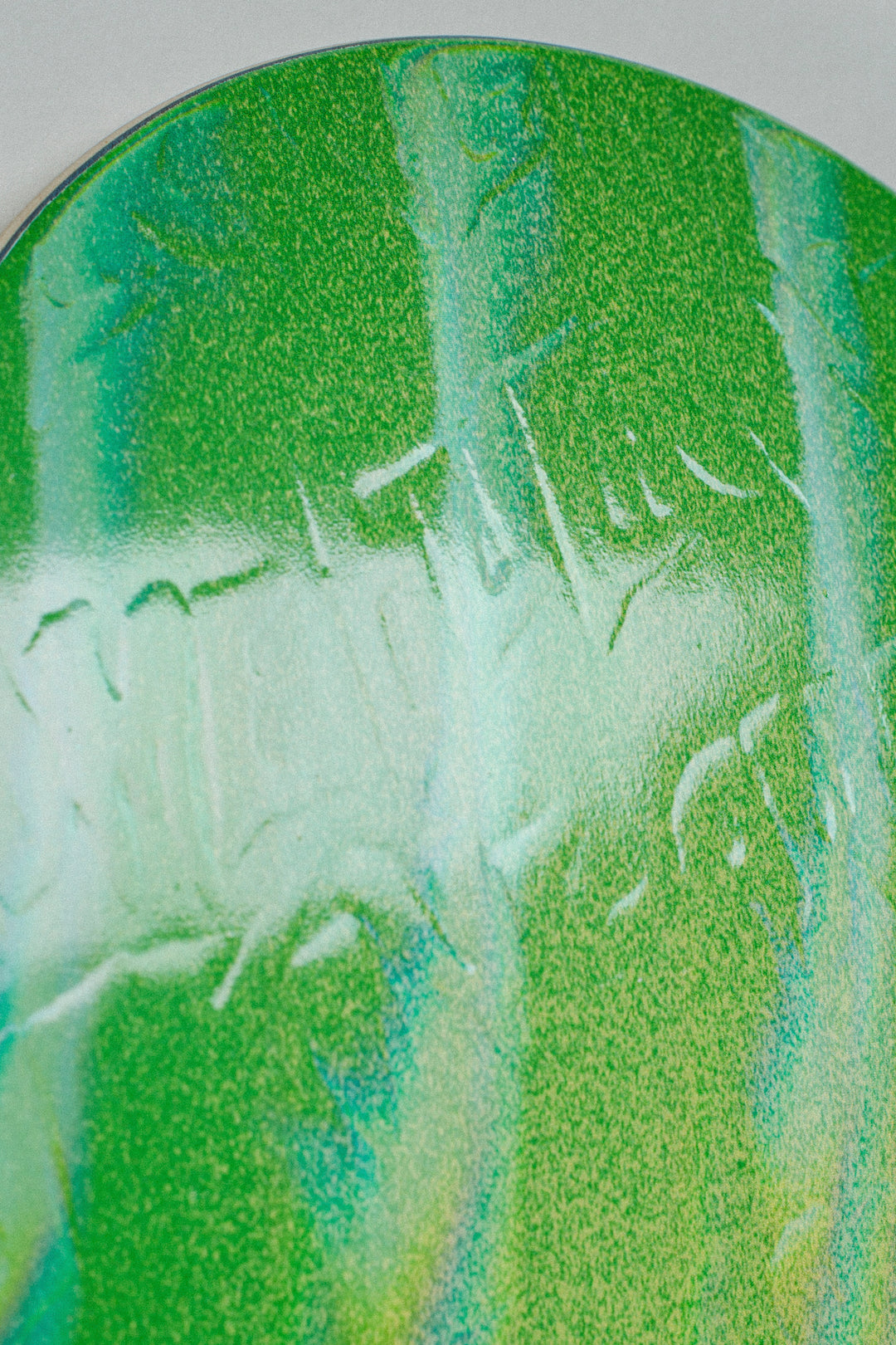 Fucking Awesome - Neon Green Stamp Embossed Deck 8”
