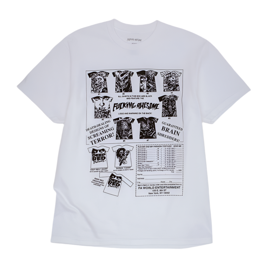 Fucking Awesome - Gore Shriek Tee White
