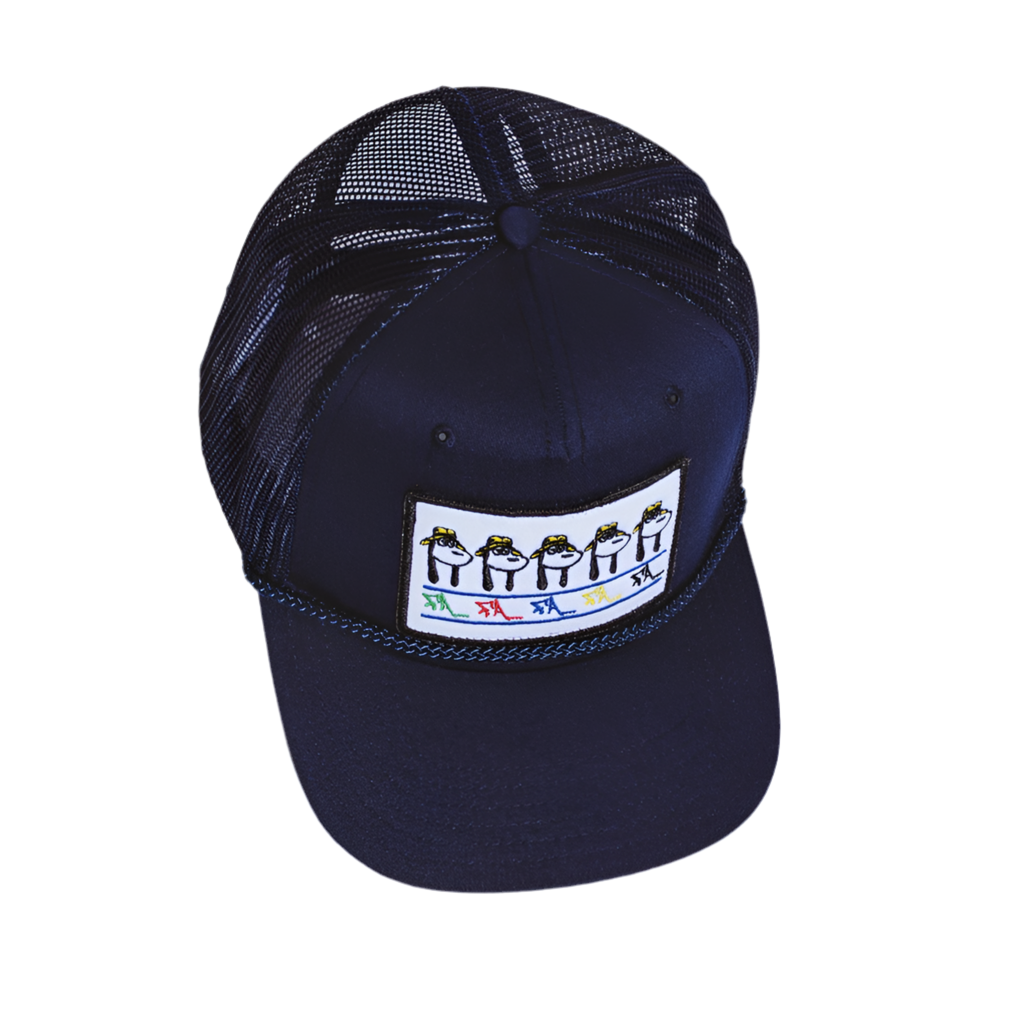 Fucking Awesome - Spike Repeat Embroidered Mesh Hat
