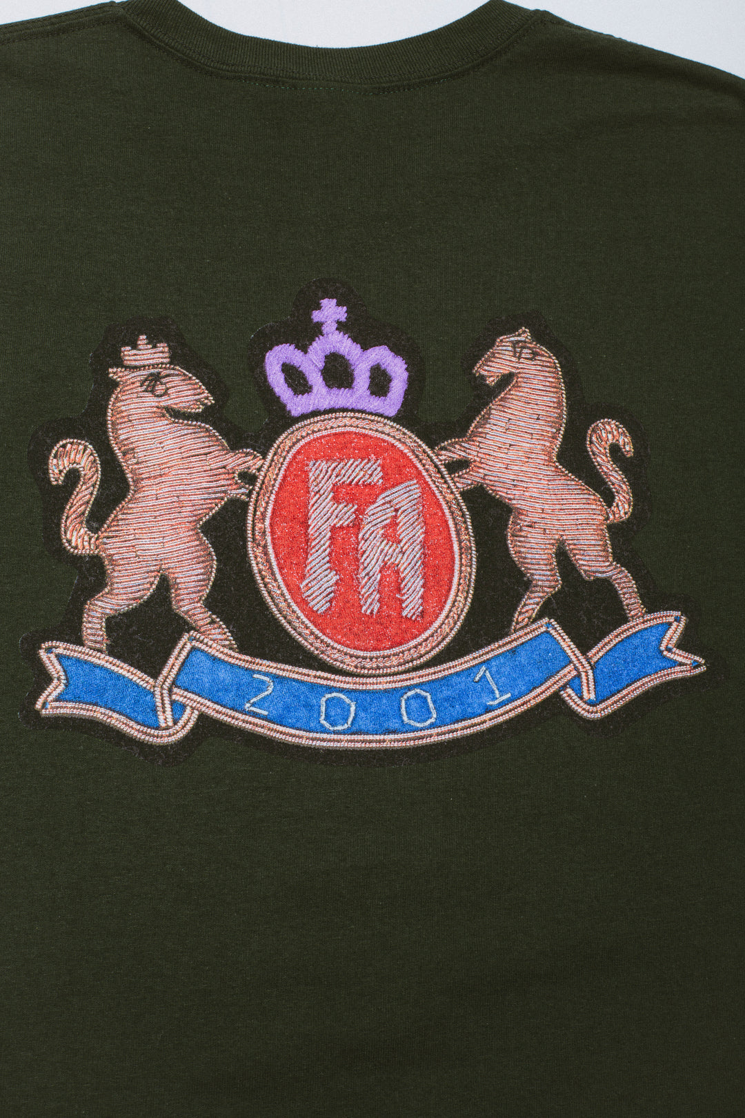 Fucking Awesome - Printed Crest Forest Green Tee
