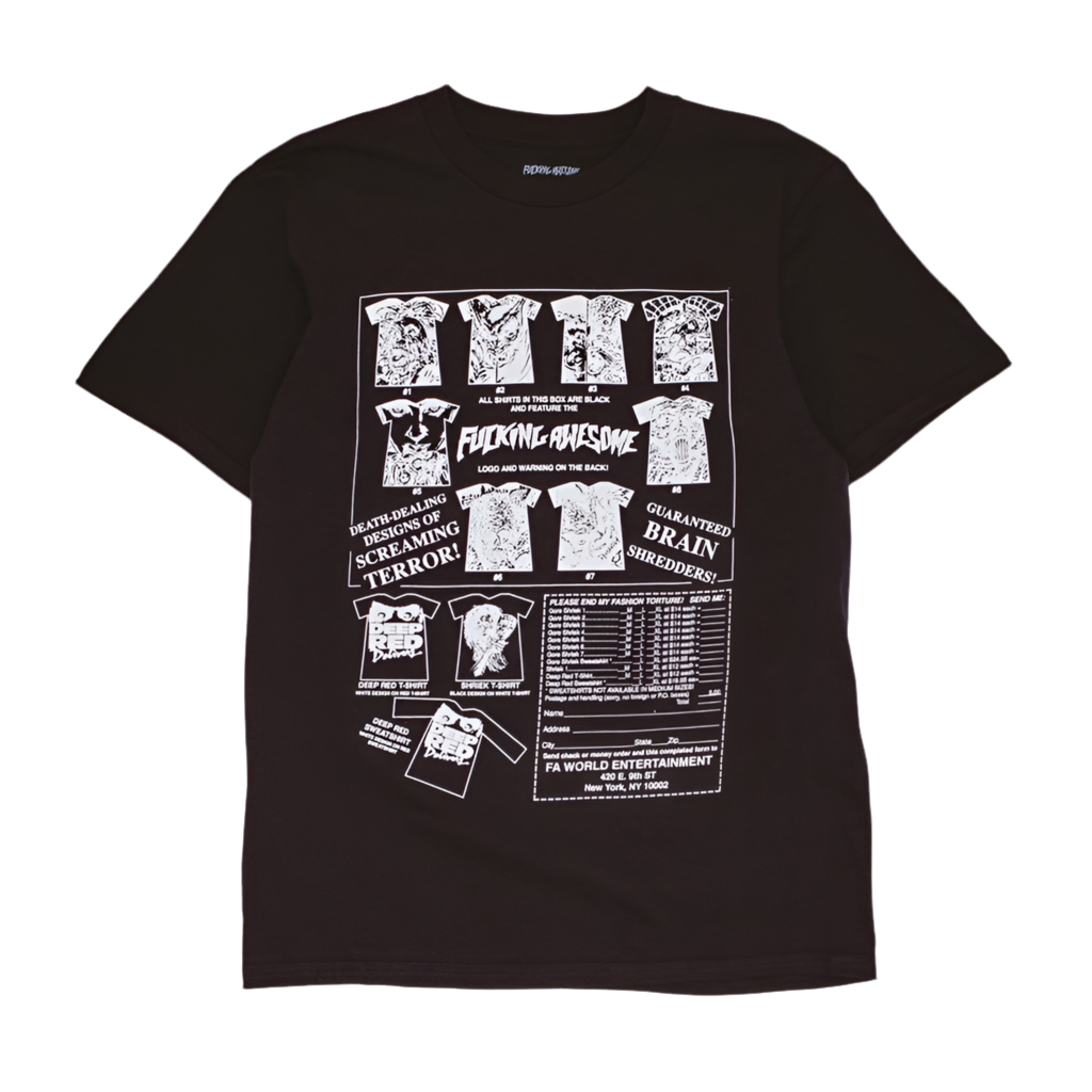 Fucking Awesome - Gore Shriek Tee Black