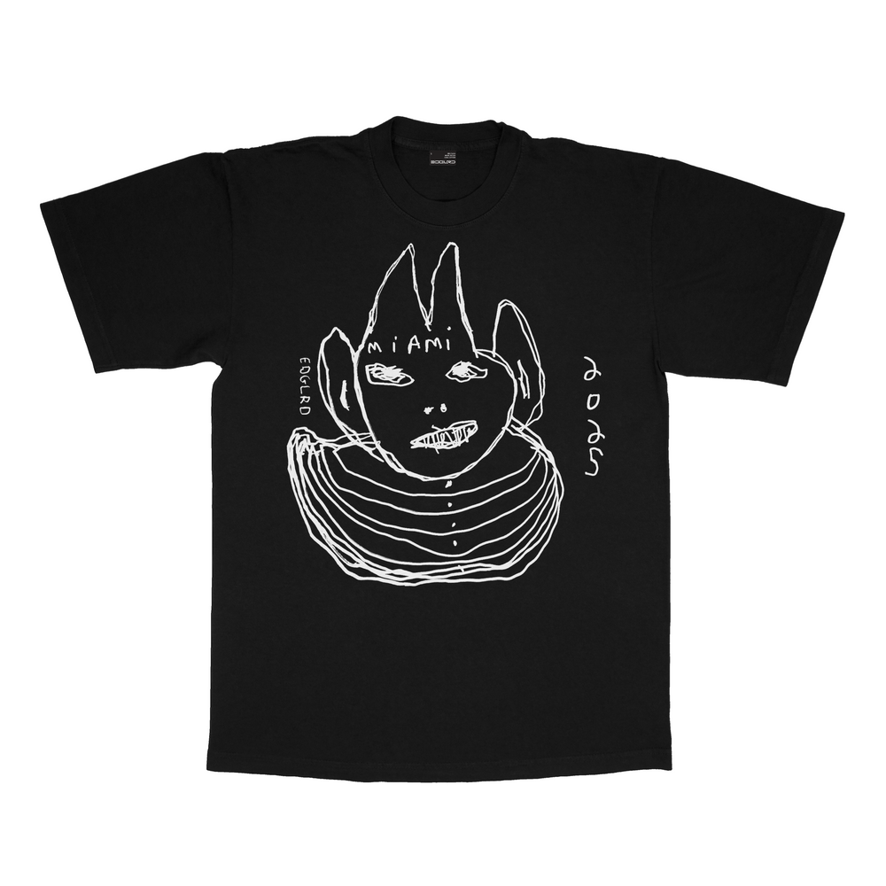 EDGLRD - Swirly Black Tee