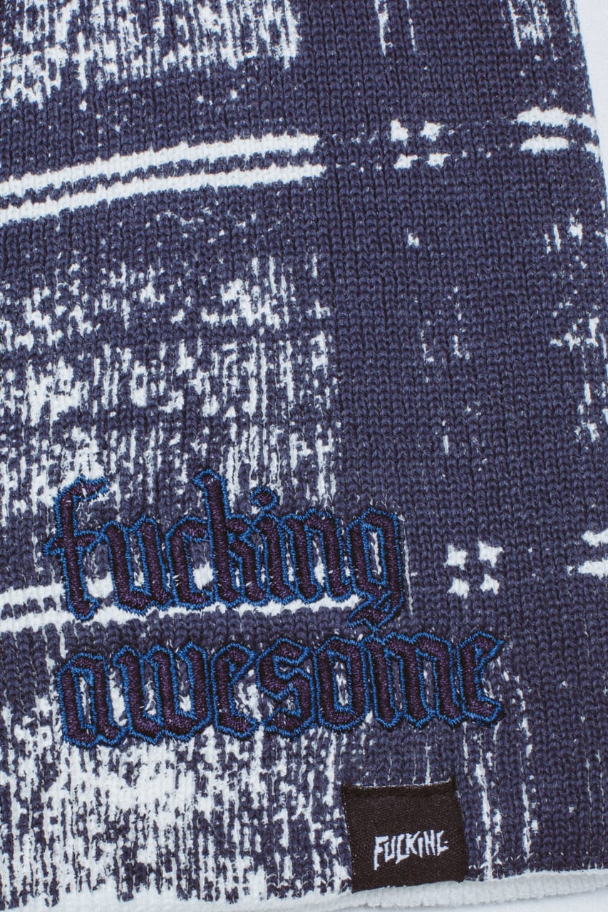 Fucking Awesome - Digital Plaid Skully Beanie