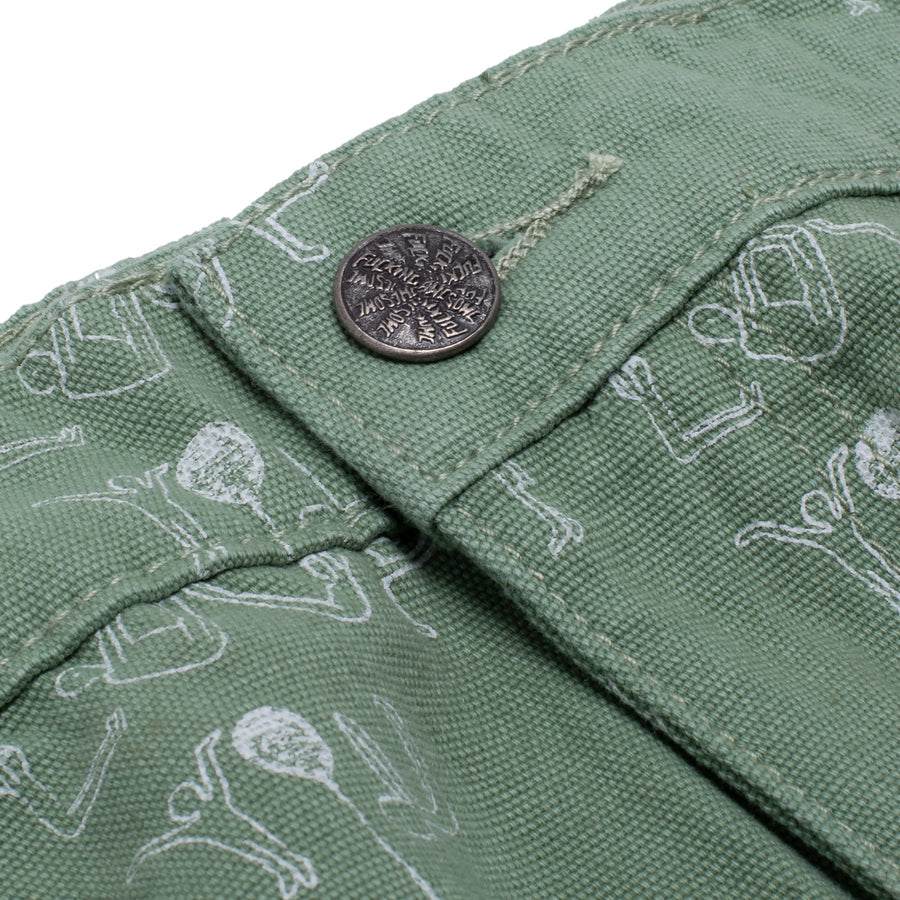 Fucking Awesome - I Love You Pleated Baggy Pant