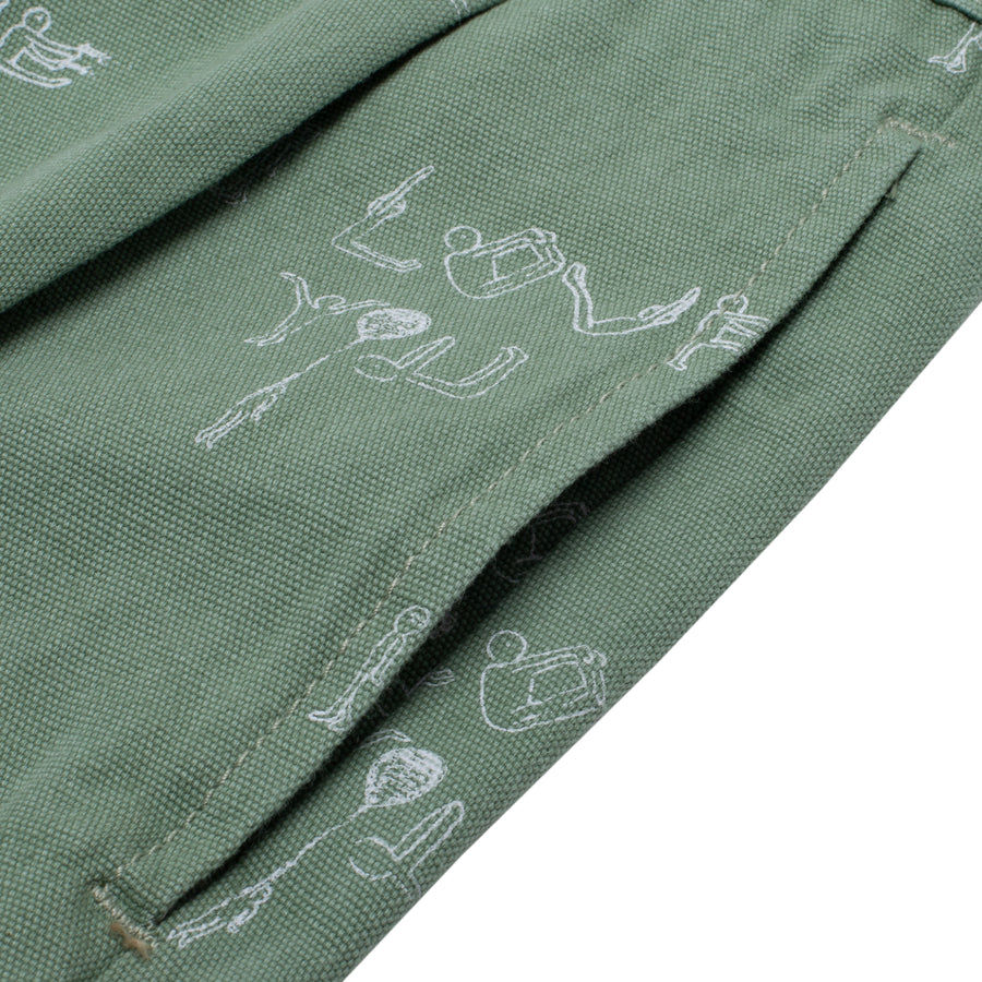 Fucking Awesome - I Love You Pleated Baggy Pant