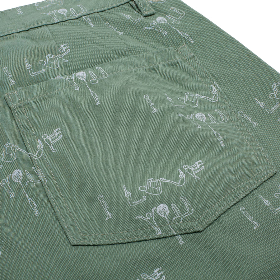 Fucking Awesome - I Love You Pleated Baggy Pant