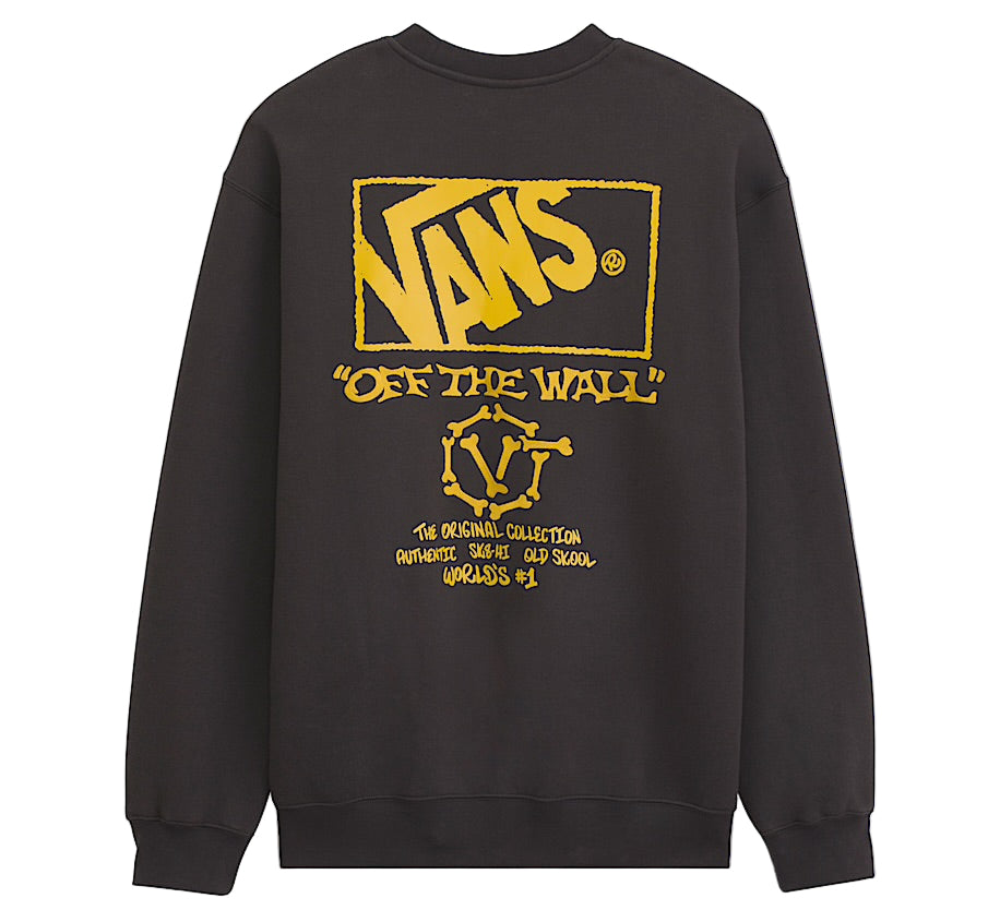 Vans - Circles Bones Formula Black Crewneck
