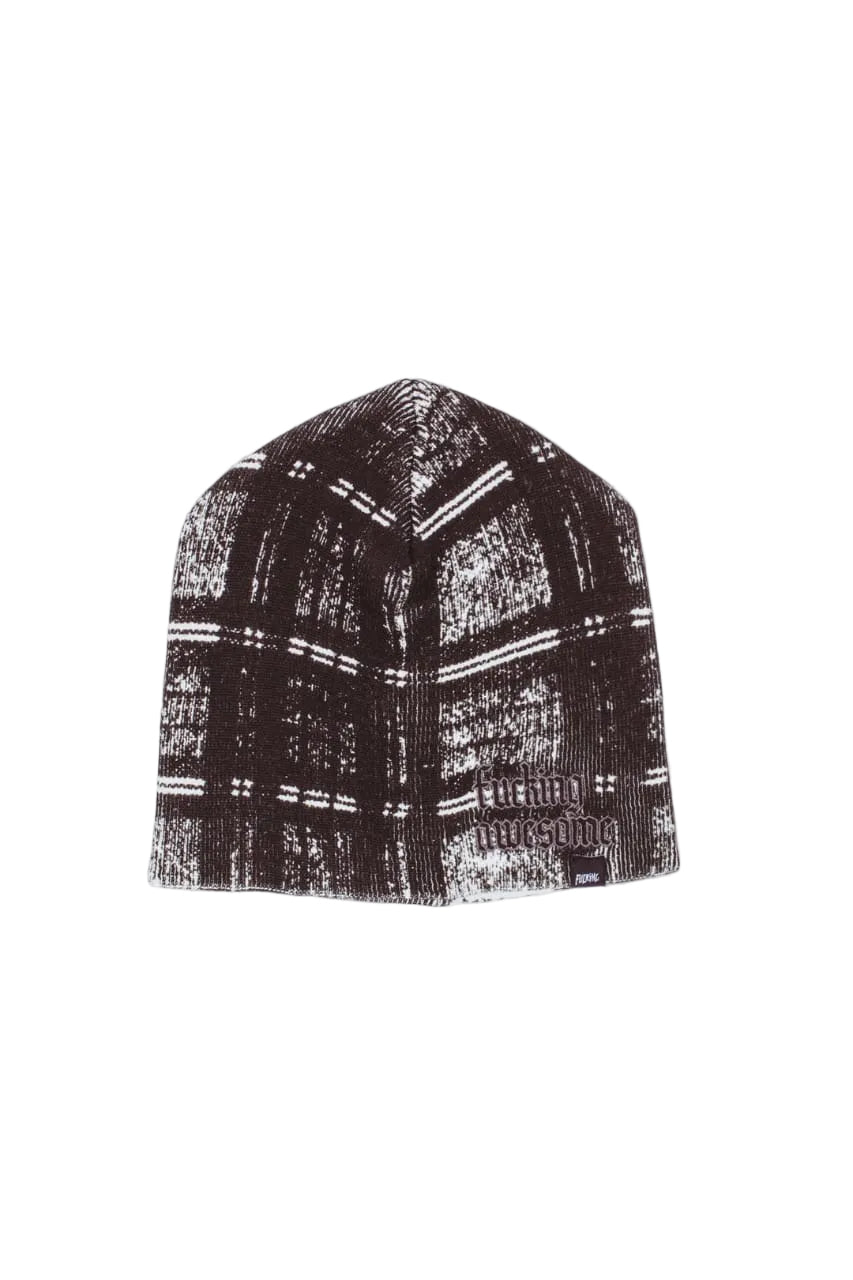 Fucking Awesome - Digital Plaid Skully Beanie
