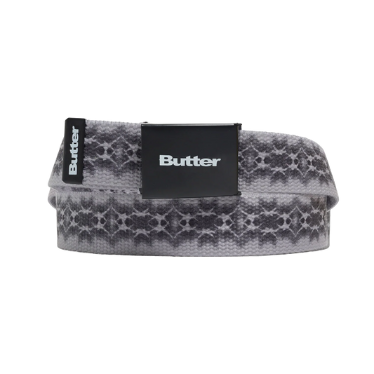 Butter - Logo Woven Grey Belt
