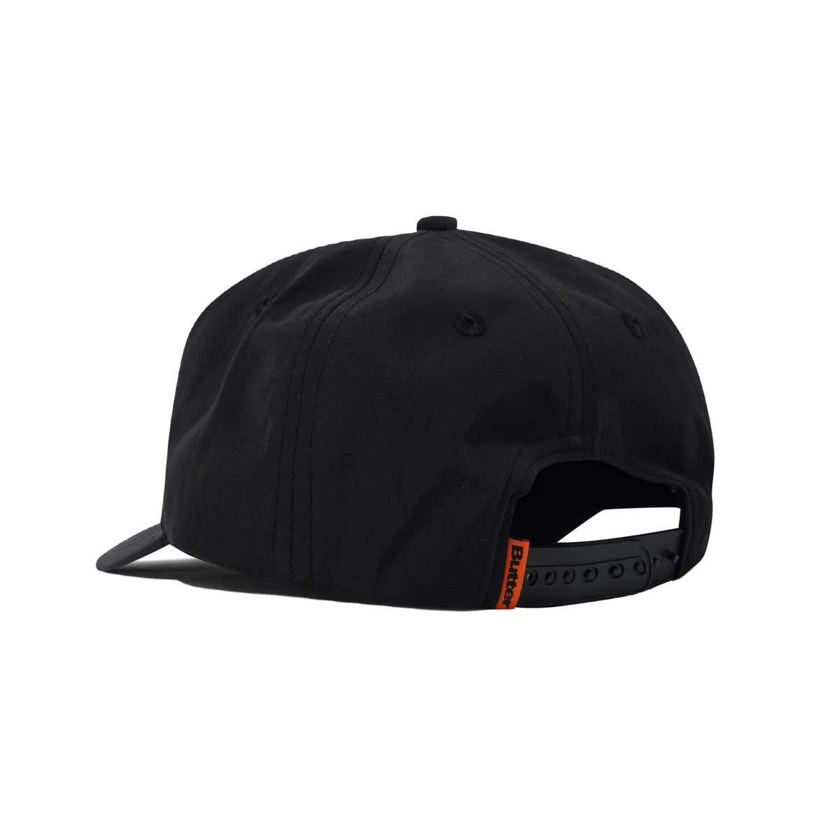 Butter - Registered 5 Panel Black Cap
