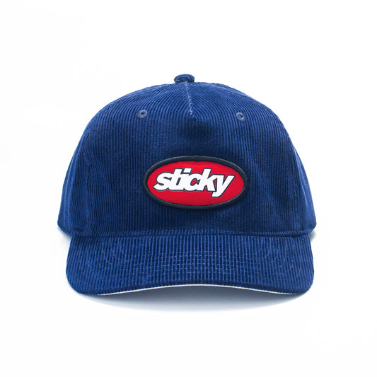 Sticky Sunday Sale - Five Years Cord Blue Hat