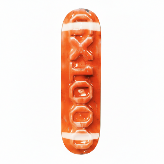 Gx1000 - OG Logo Ceramic Orange Deck 8.625”