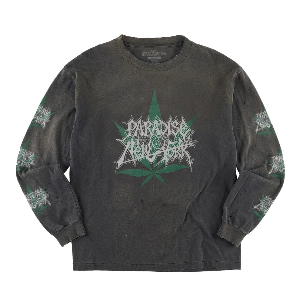 Paradise - Morbid Paradise LS Vintage Black Tee