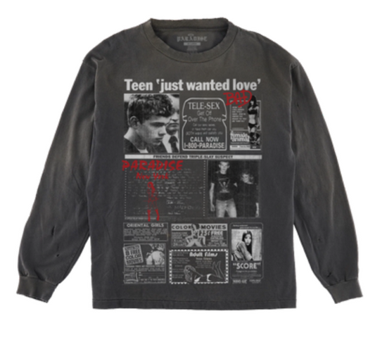 Paradise - Teen Just Wanted Love LS Tee