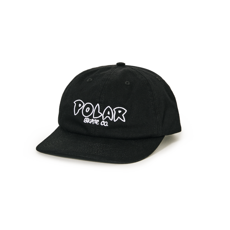 Polar Skate Co - Michel Cap Outline Logo (Black)