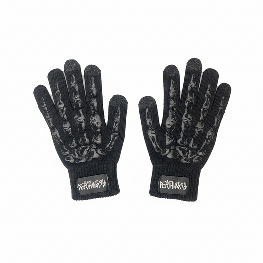 Deathwish - Knuckles Black Gloves