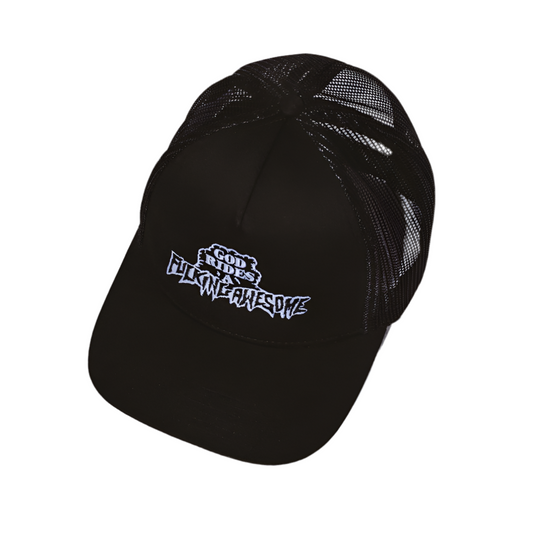 Fucking Awesome - God Rides FA Trucker Hat Black/Black