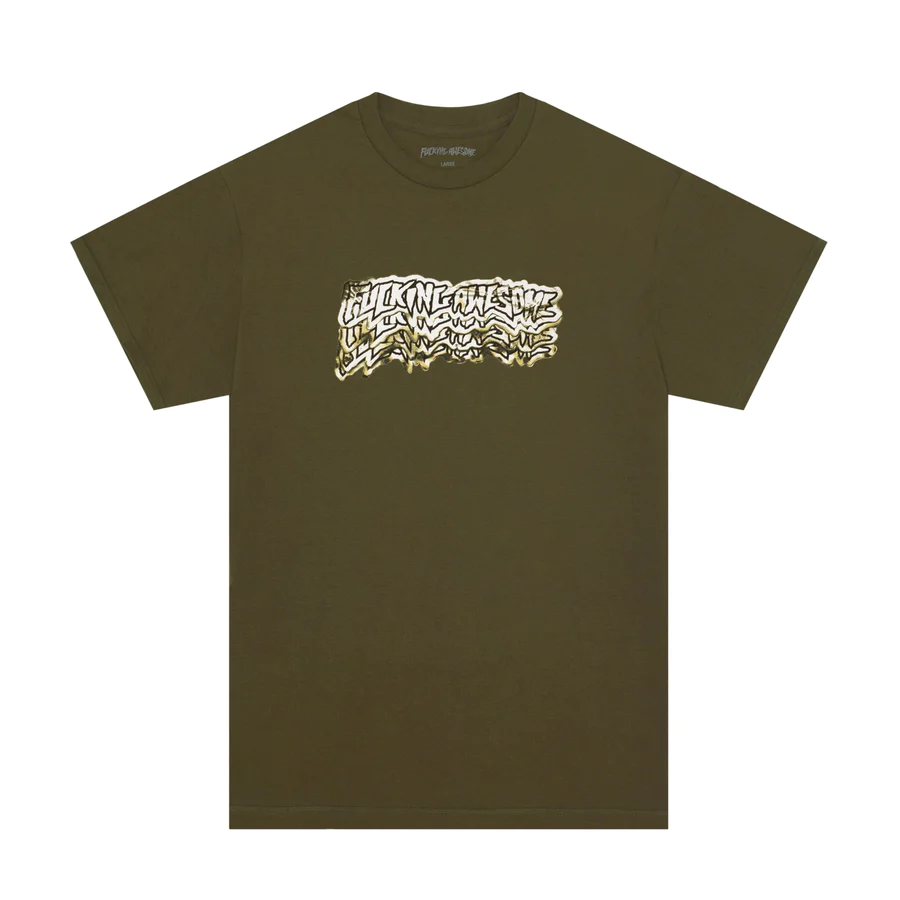 Fucking Awesome - Burnt Stamp Tee (Olive)