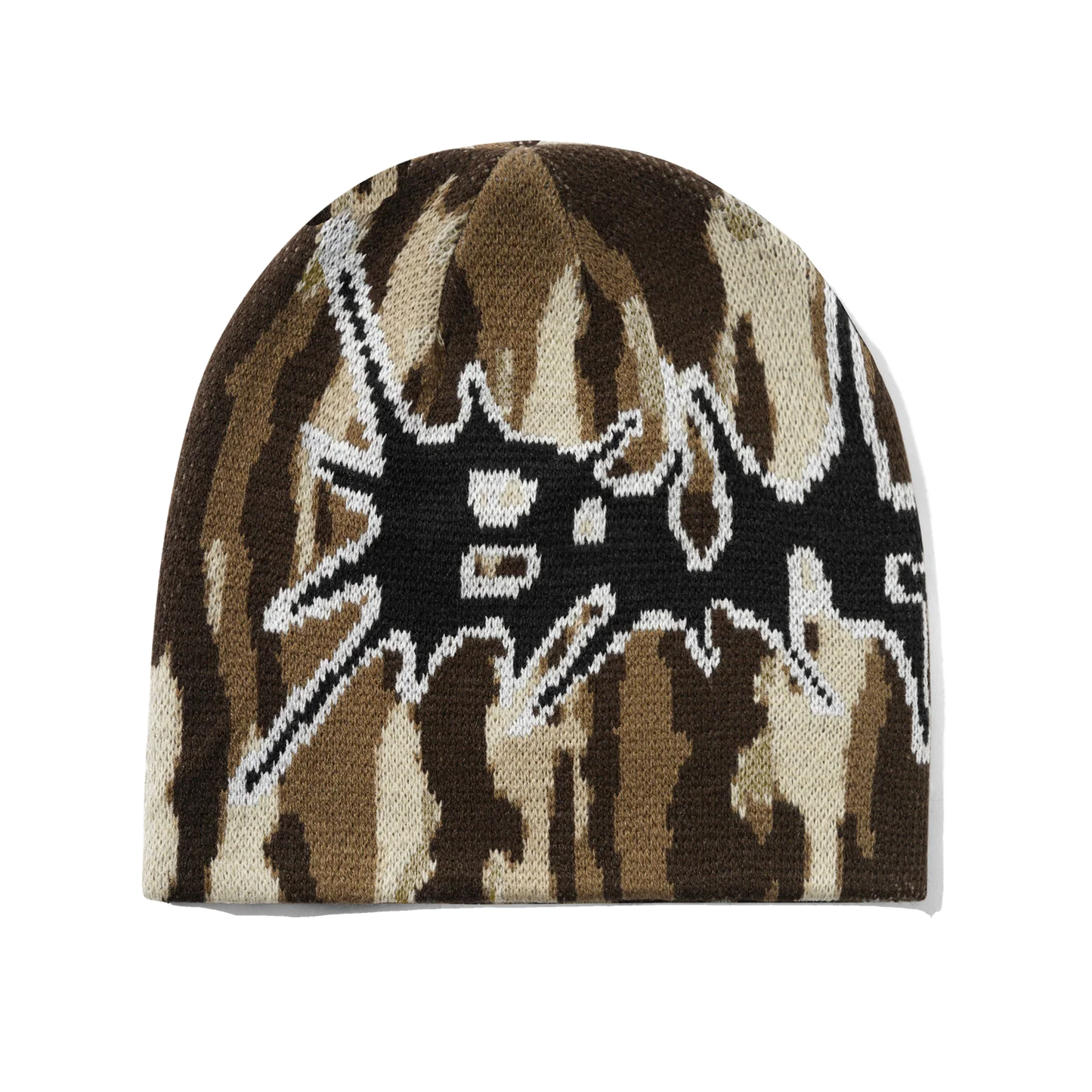 Butter - Nail Skully Frog Camo Beanie