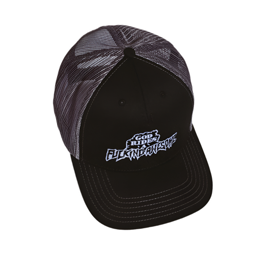 Fucking Awesome - God Rides FA Trucker Hat Grey