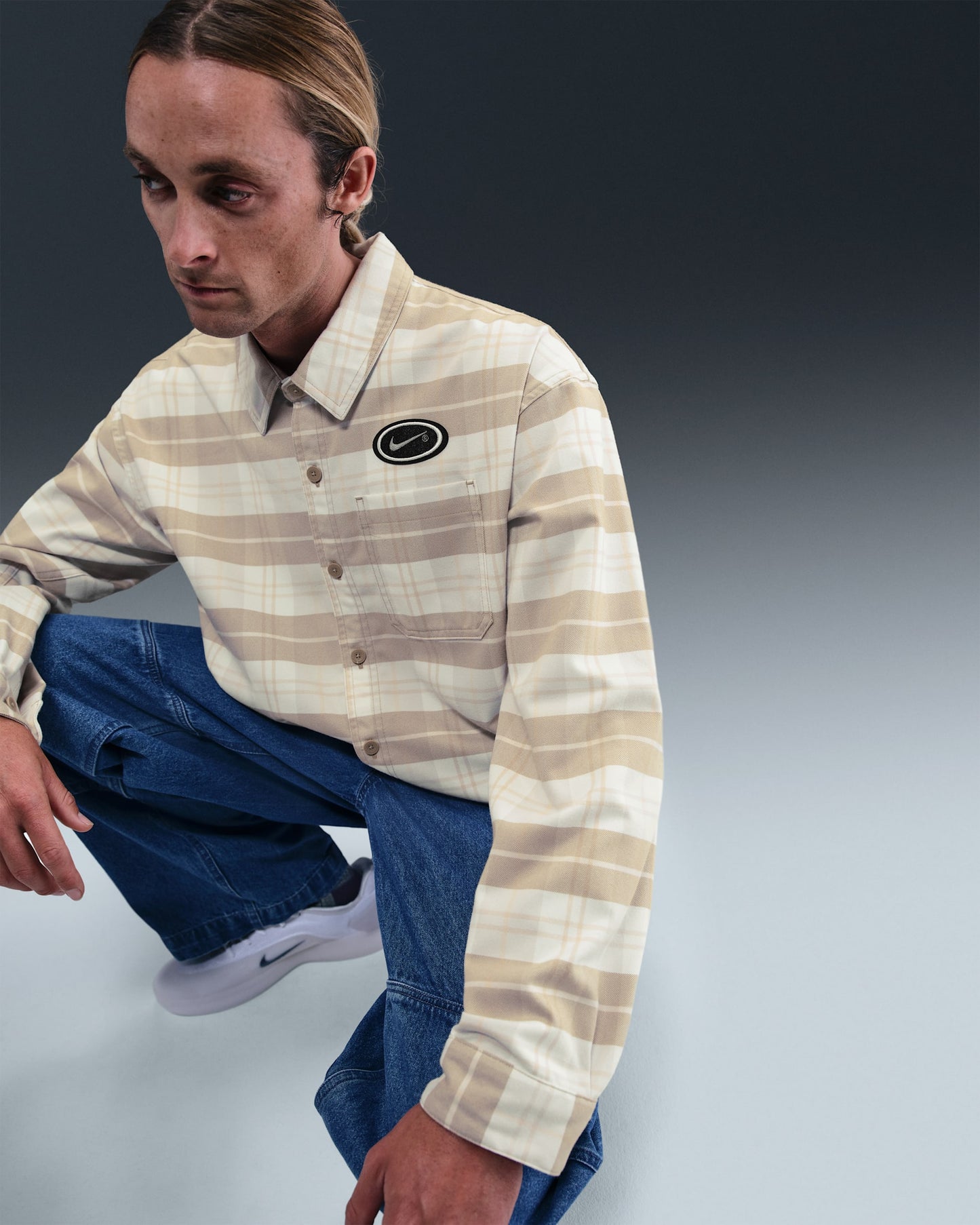 Nike SB x Koston Flannel Long Sleeve Button Up Shirt