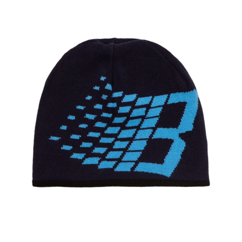 Bronze56k - Reversible Fatso Beanie Skully Navy/Black