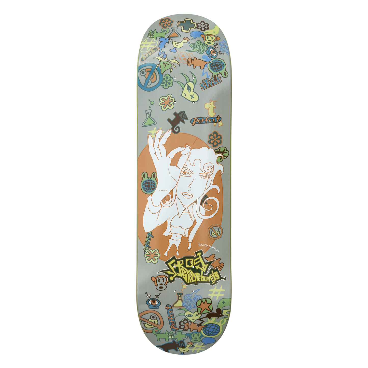 Frog - No Frog Zone (Frankie Decker) Deck 8.25”