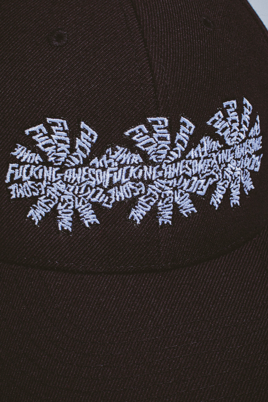 Fucking Awesome - 3 Spiral Embroidered Snapback