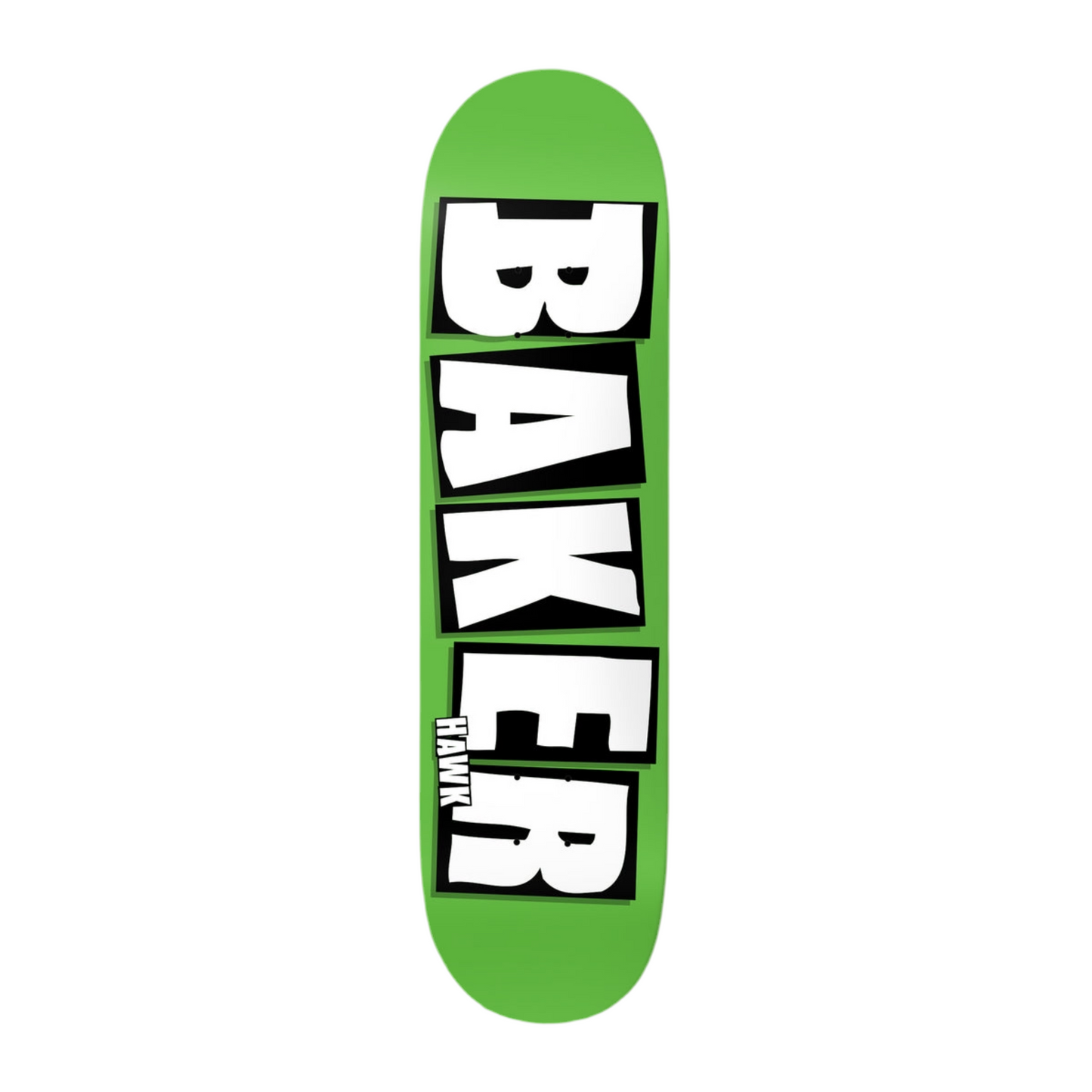 Baker - Hawk Brand Name Neon Green 8.5”