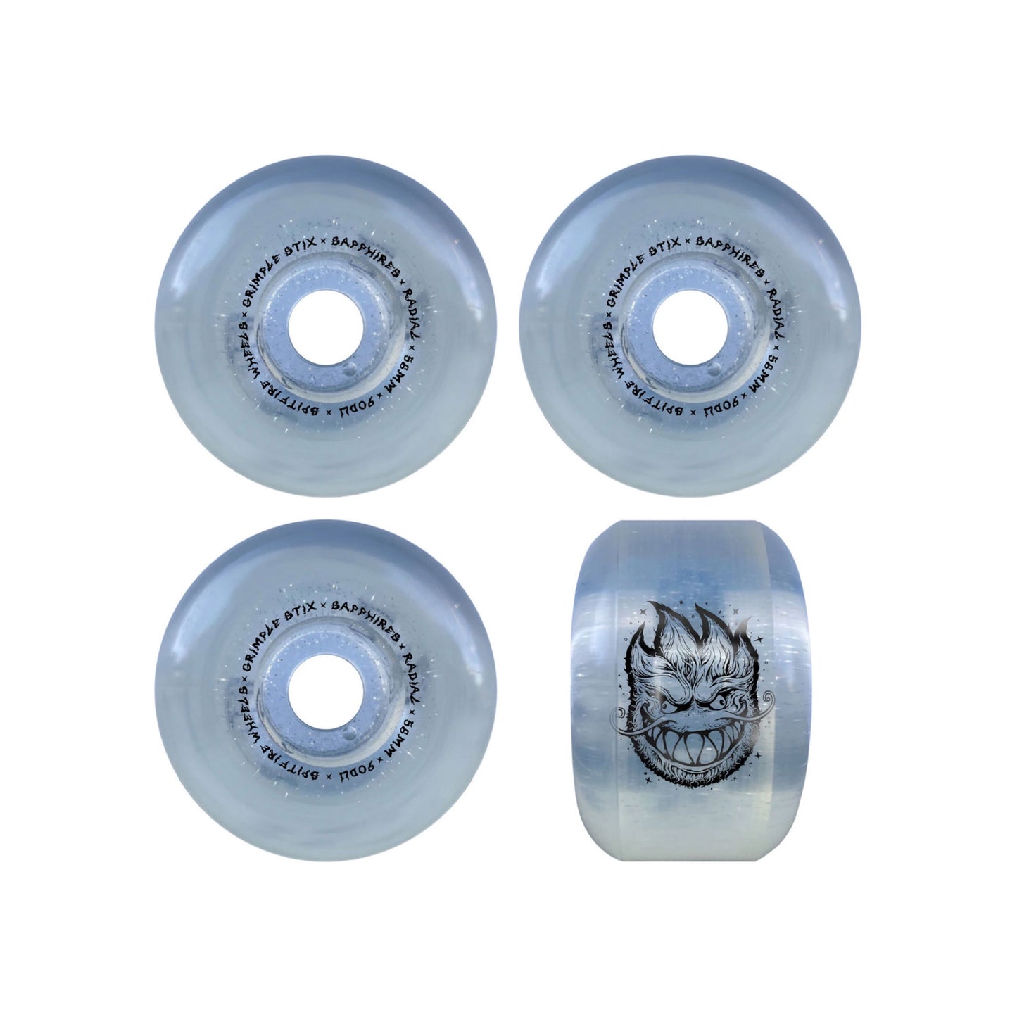 Spitfire Wheels x Grimple Stix 90DU Radial Dust 58mm